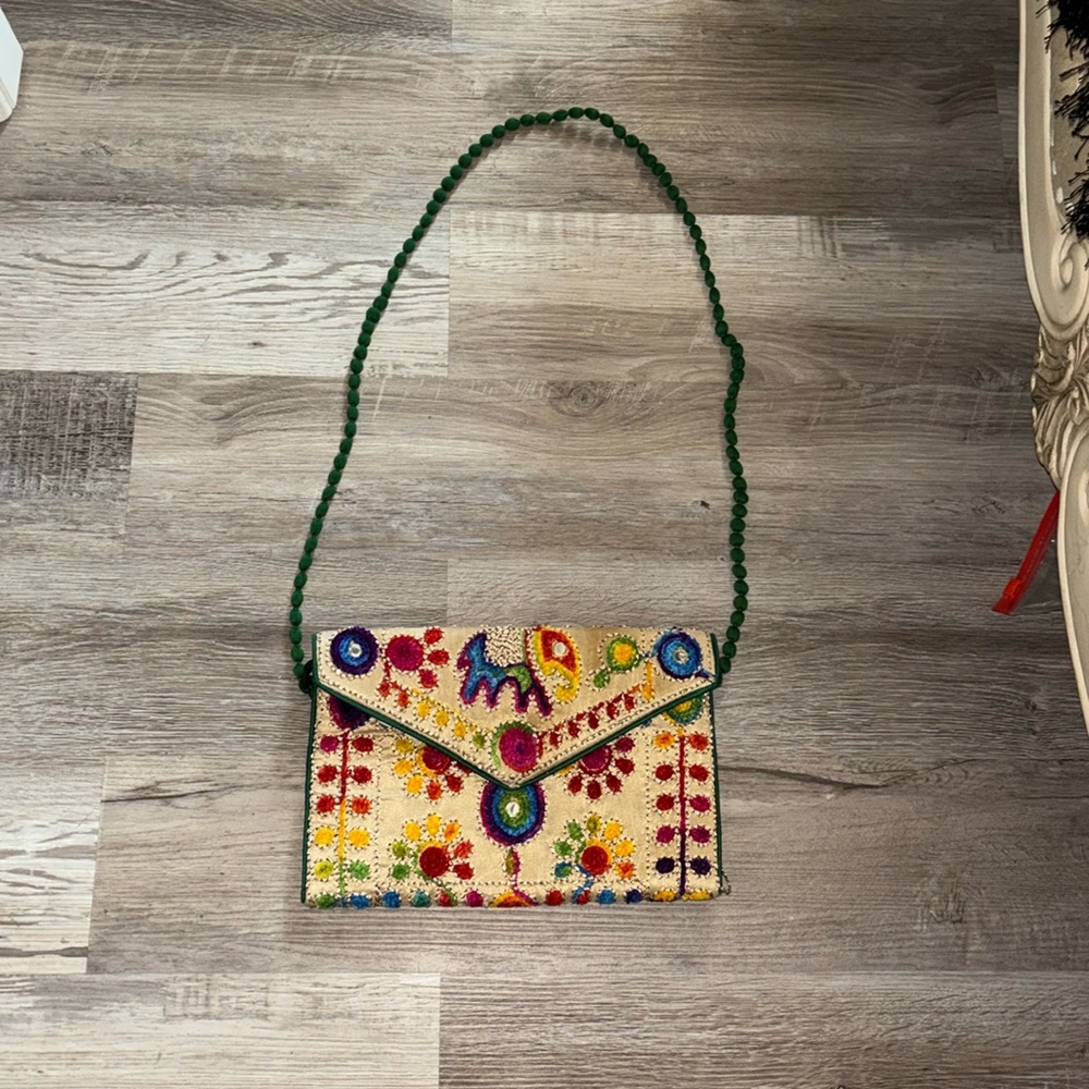 Maatangi Art Embroidered Handcraft Traditional Shoulder Bag Boho